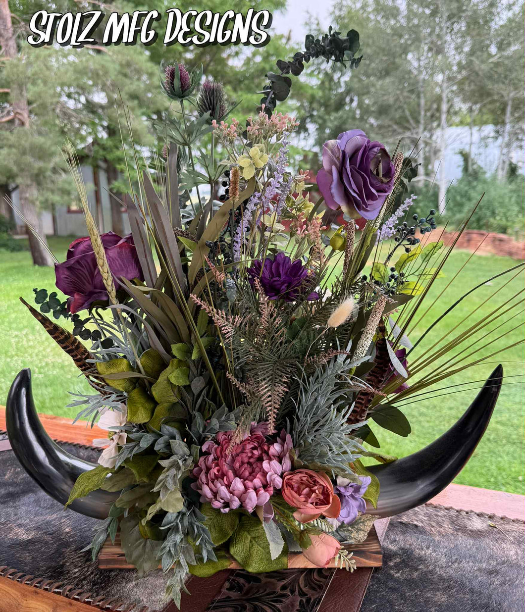 Horn Floral Arrangement 9